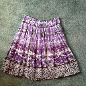 Short Cotton Lined Skirt